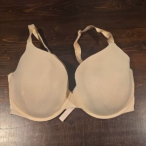 Victoria’s Secret Beige T-Shirt Lightly Lined Demi Bra 36DDD